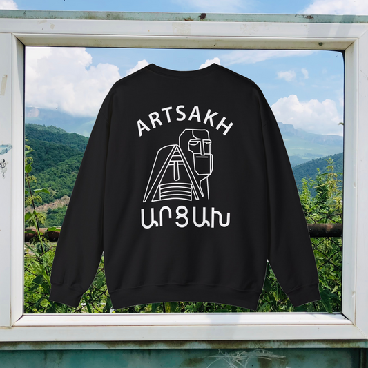 DARK COLOR OPTIONS Vintage Artsakh Design Unisex Crewneck Sweatshirt Sweater